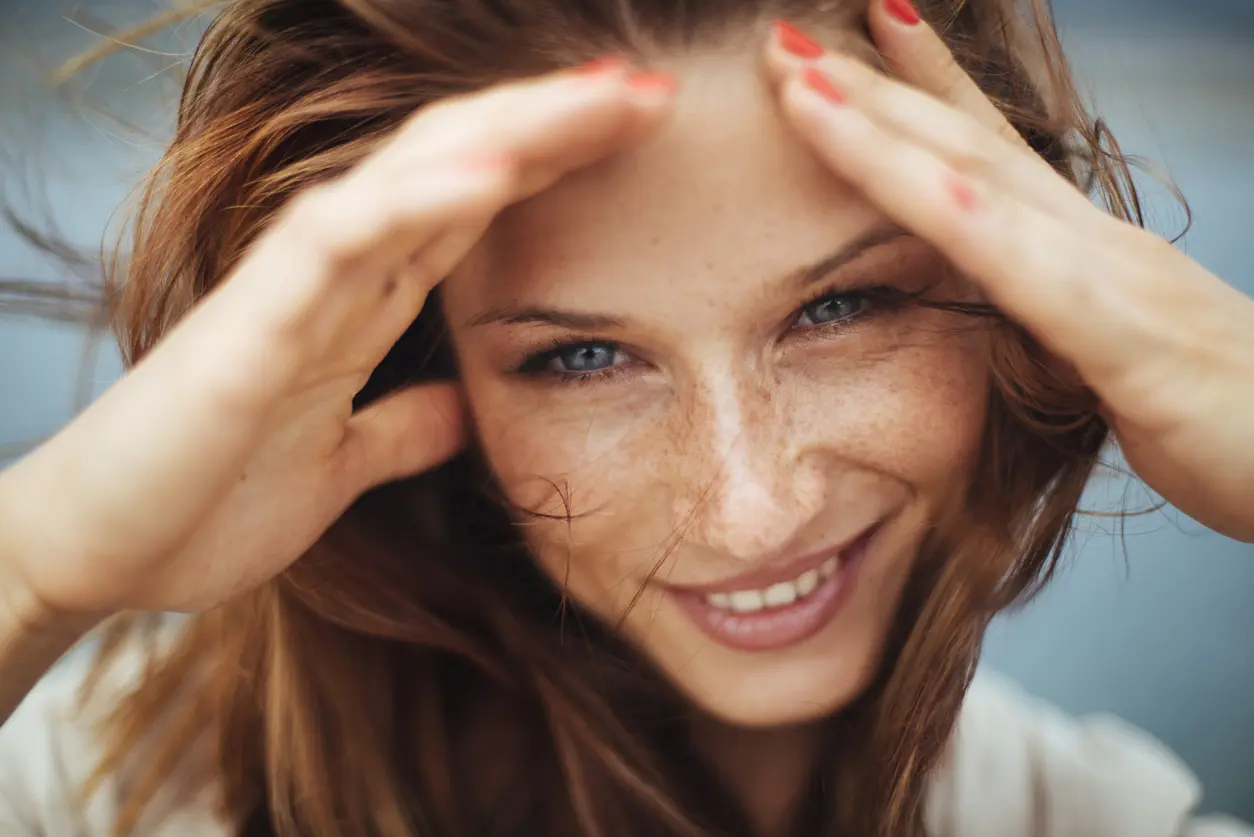 Portrait of beautiful woman