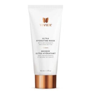 Vivier Skin Care Hydra Moisturizing Hand Cream tube with white and copper design.